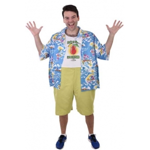 Big Tourist Costume - Adult Mens Hawaiian Costumes